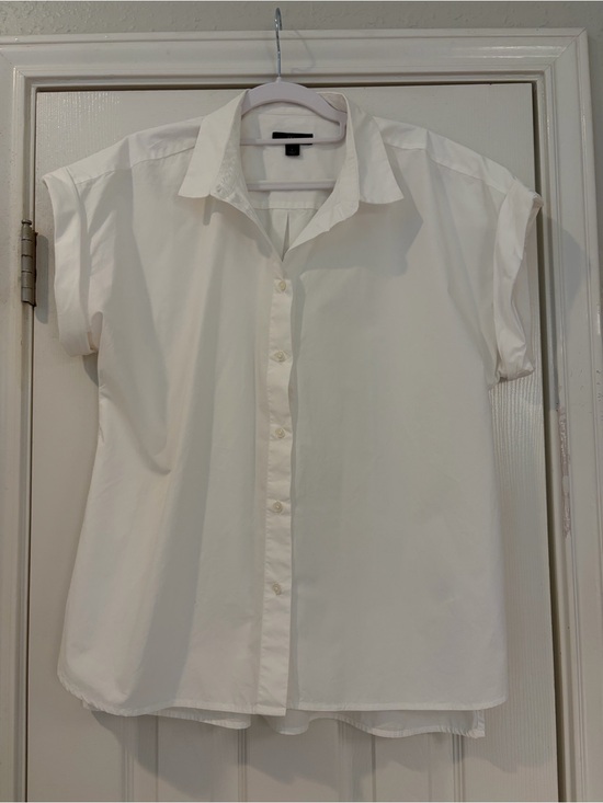 J. Crew Tops - J. Crew White Short-Sleeve Button-Down Shirt